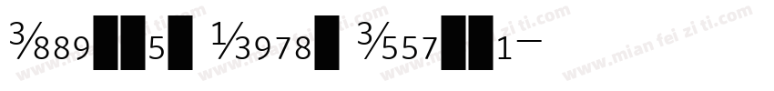 Whitney Light Regula字体转换